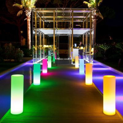 Outdoor Decorative Floor Lamps  Exterior Portable Patio Lights