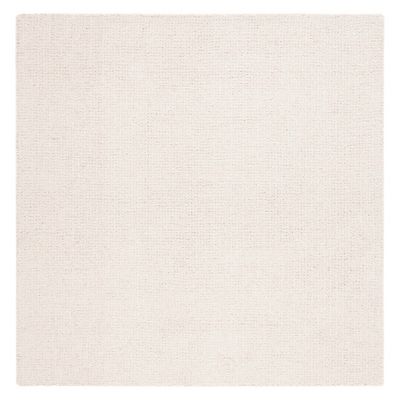 Linen Square Area Rug