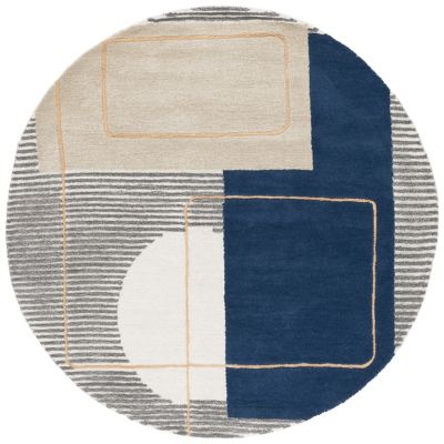 Marine Print Area Rug