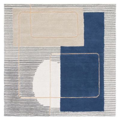Marine Print Area Rug