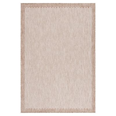 Bleached Indoor/Outdoor Flat Area Rug