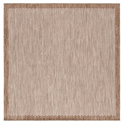Bleached Indoor/Outdoor Flat Area Rug