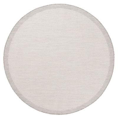 Bleached Indoor/Outdoor Flat Area Rug