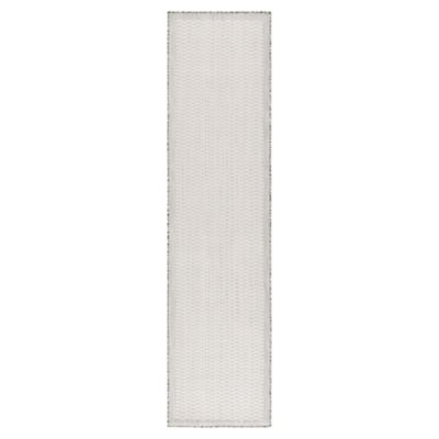 Bleached Indoor/Outdoor Flat Area Rug