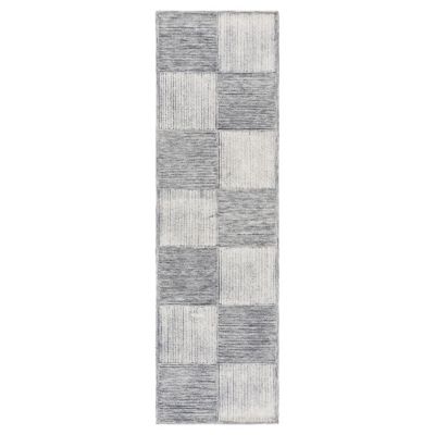 Pale Grid Area Rug