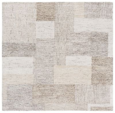 Linen Print Area Rug