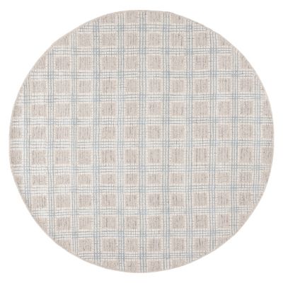 Silver Tile Area Rug