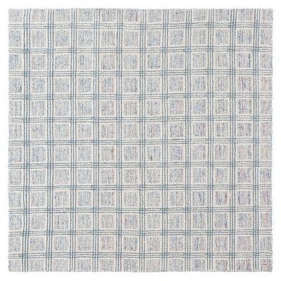 Silver Tile Area Rug
