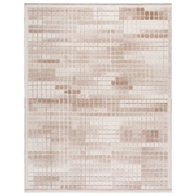 Woven Grid Area Rug