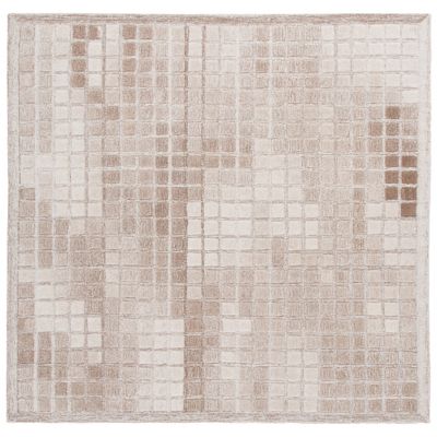 Woven Grid Area Rug