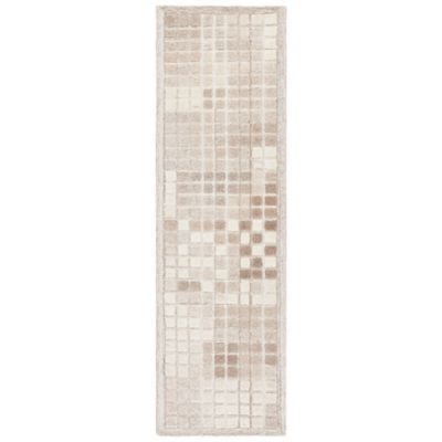 Woven Grid Area Rug