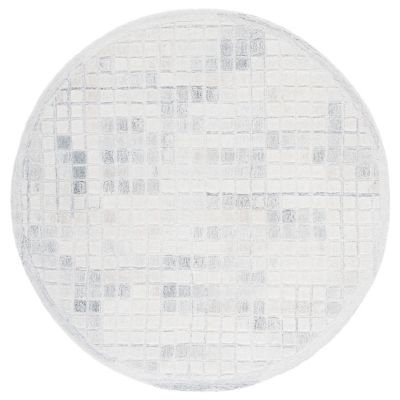 Woven Grid Area Rug