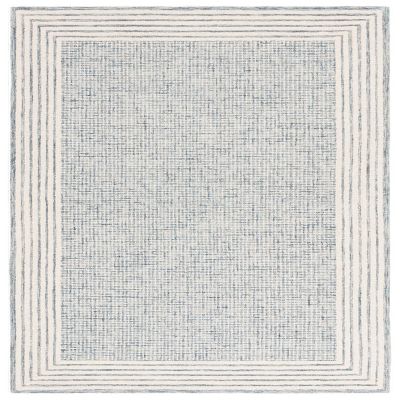 Denim Border Area Rug