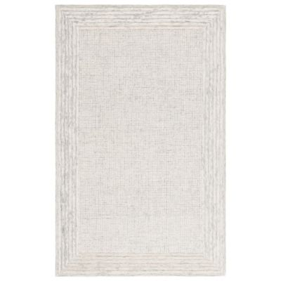 Denim Border Area Rug