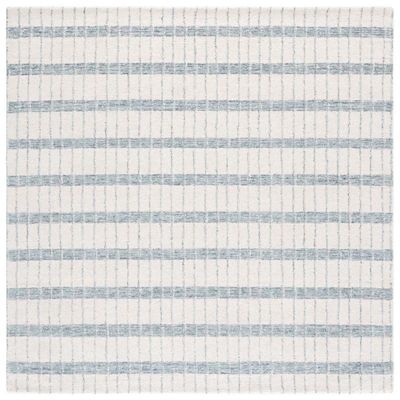 Seafoam Grid Area Rug