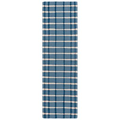 Blue Stamp Area Rug
