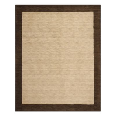 Bark Border Area Rug