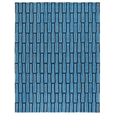 Indigo Stamp Area Rug