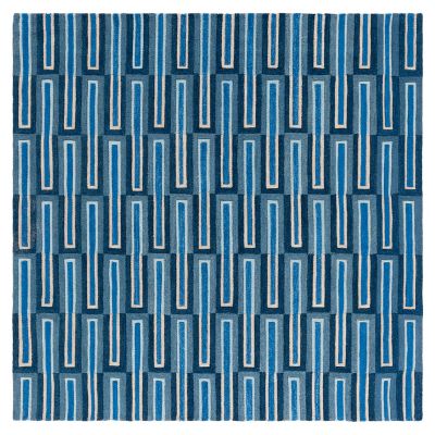 Indigo Stamp Area Rug