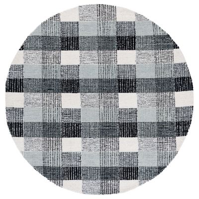 Rust Tile Area Rug