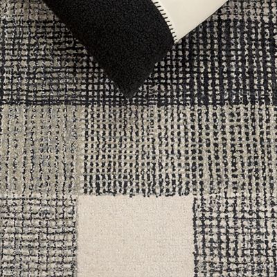 Shown in Ivory with Black color, Detail view
