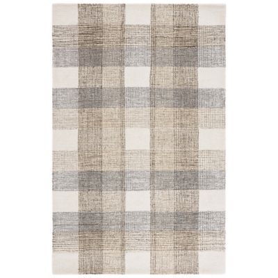 Rust Tile Area Rug