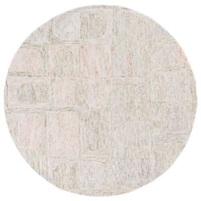 Rust Circuit Area Rug