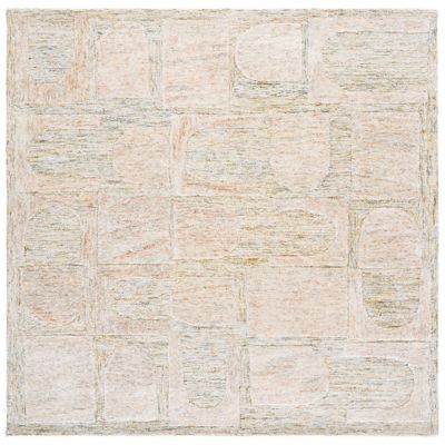 Rust Circuit Area Rug