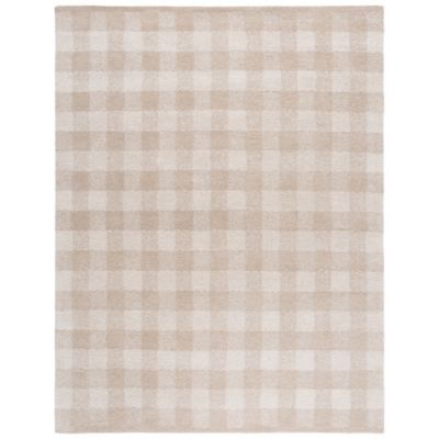 Toasted Grid Area Rug