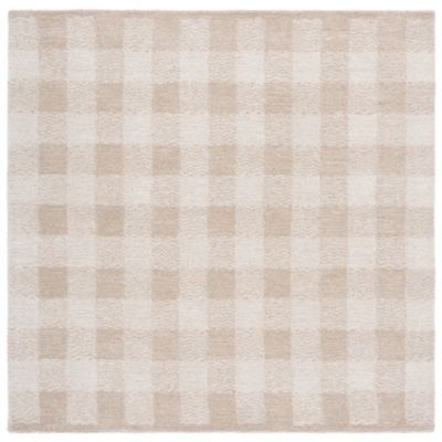 Toasted Grid Area Rug
