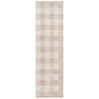 Toasted Grid Area Rug