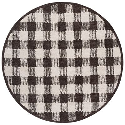 Toasted Grid Area Rug