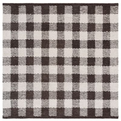 Toasted Grid Area Rug