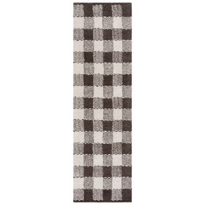Toasted Grid Area Rug