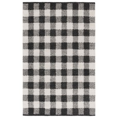 Toasted Grid Area Rug