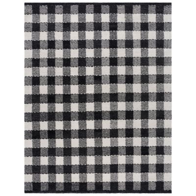 Toasted Grid Area Rug