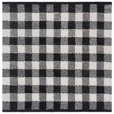 Toasted Grid Area Rug