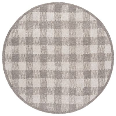 Toasted Grid Area Rug