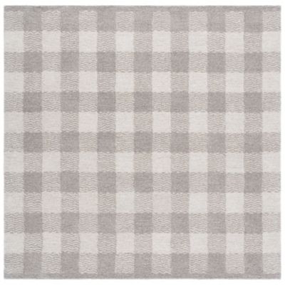 Toasted Grid Area Rug