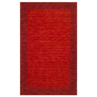 Signal Red Area Rug