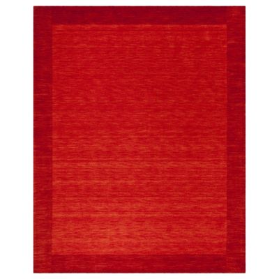 Signal Red Area Rug
