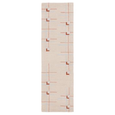 Terracotta Print Area Rug