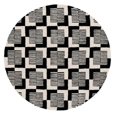 Graphic Noir Area Rug