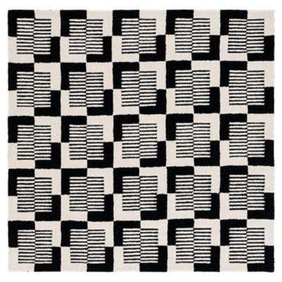 Graphic Noir Area Rug