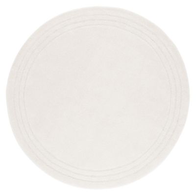 White Frame Area Rug