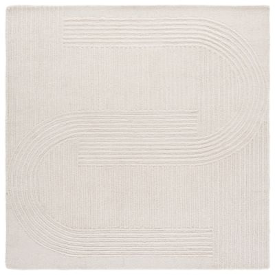 Linen Stamp Area Rug