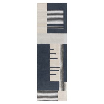 Navy Arch Area Rug