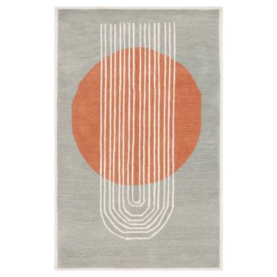 Rust Arch Area Rug