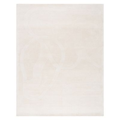 White Arch Area Rug