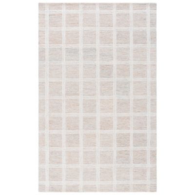 Warm Check Area Rug